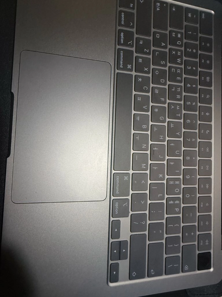 맥북 에어 M2 13인치 스페이스그레이 256GB / 8GB | 배터리 92% | 사이클 44회 | 풀박스 이미지