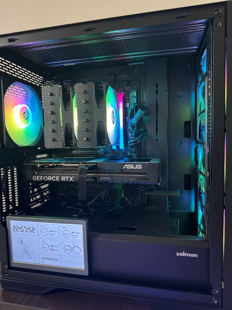 9600x 5060ti 16gb 본체 판매합니다. (민트급) 윈도우11home fpp 포함 이미지
