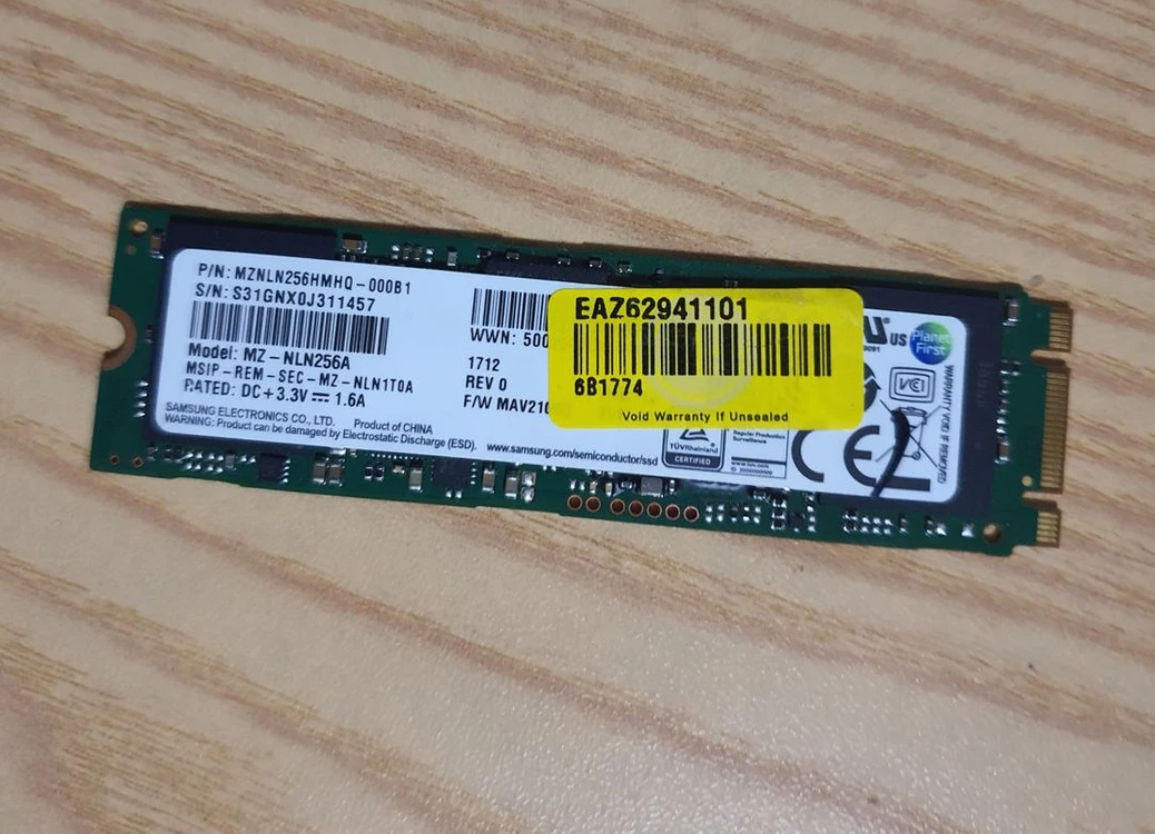 삼성 PM871a M.2 SATA SSD 256GB - 안심되는 중고거래
