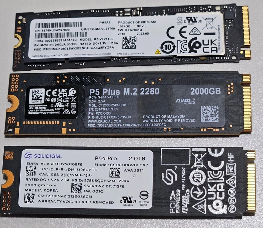 솔리다임 P44 Pro 2TB NVME SSD 이미지