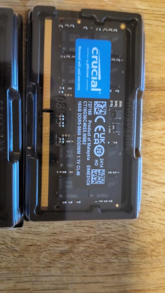 [미개봉] Crucial DDR5 5600MHz 16GB 노트북 램 이미지