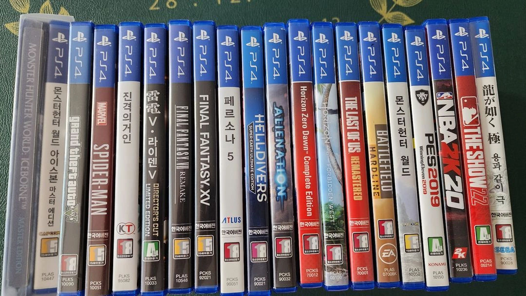 ps4 게임타이틀 이미지