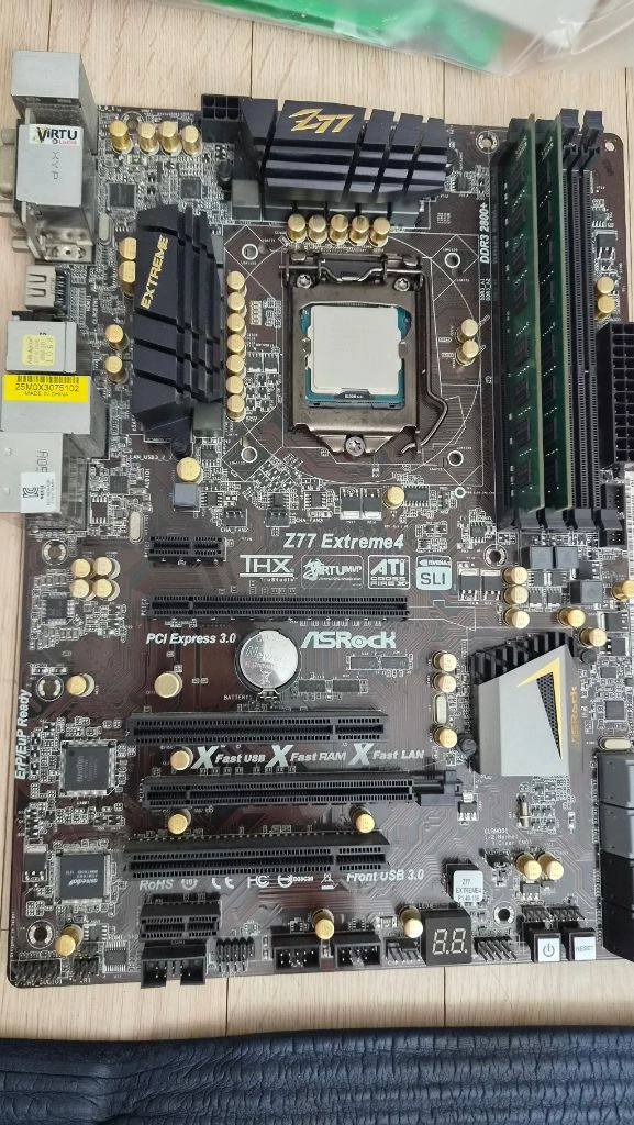 ASRock Z77 Extreme4 메인보드 + 인텔 i5-3570K CPU - 안심되는 중고거래