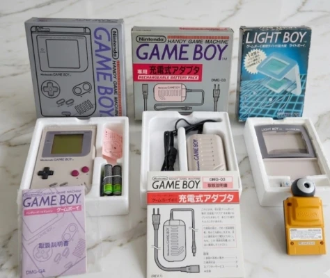 GAM BOY 게임보이 DMG-01냉장고 레트로게임기 박스풀셋 구하기힘든구성판매합니다희귀 - 안심되는 중고거래