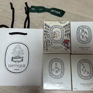 딥티크 캔들 파피에, 엉크르, 베이 190g 미개봉 새상품(개당 가격) 이미지