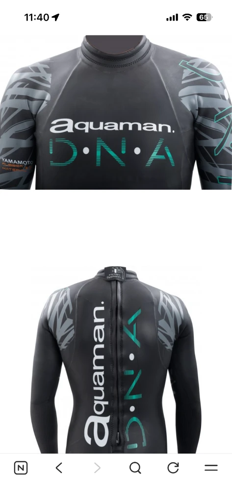 아쿠아맨 dna 웻슈트 오픈워터 이미지