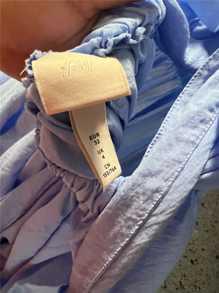H&M 하늘색 원피스 s 새상품 예쁩니다! 이미지