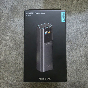 쿡테크 10 파워뱅크 10000mAh 150W 보조배터리 블랙 미개봉 판매합니다. 이미지
