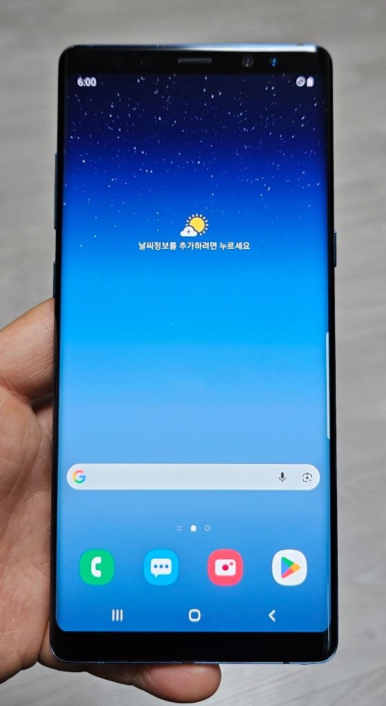 갤럭시 노트8 블루 64GB 싸게 팝니다. 이미지