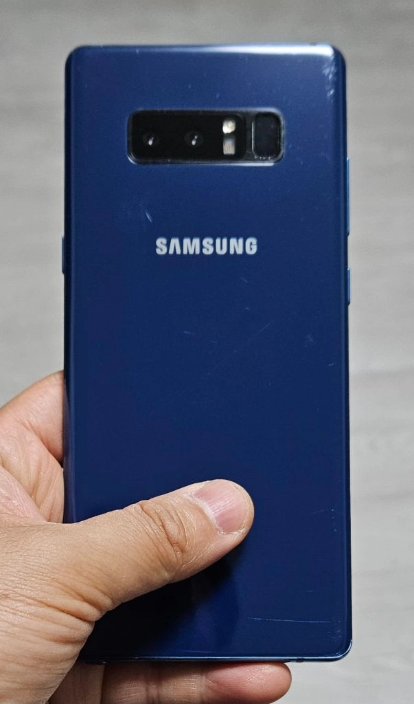 갤럭시 노트8 블루 64GB 싸게 팝니다. 이미지
