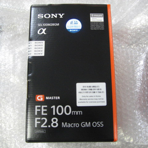 소니40mm F2.5G 소니40G 소니SEL14TC (소니1.4X 텔레컨버터) 소니100mm F2.8 마크로GM 이미지