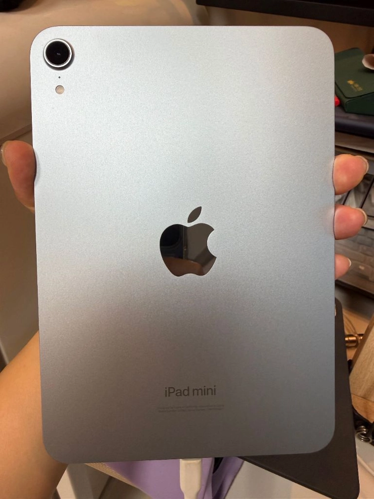 **아이패드 미니 Wi-Fi 256GB 블루 + AppleCare+ + 정품 Smart Folio** 이미지