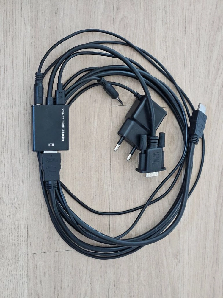 VGA To HDMi 컨버터 케이블 오디오지원 분리형 이미지