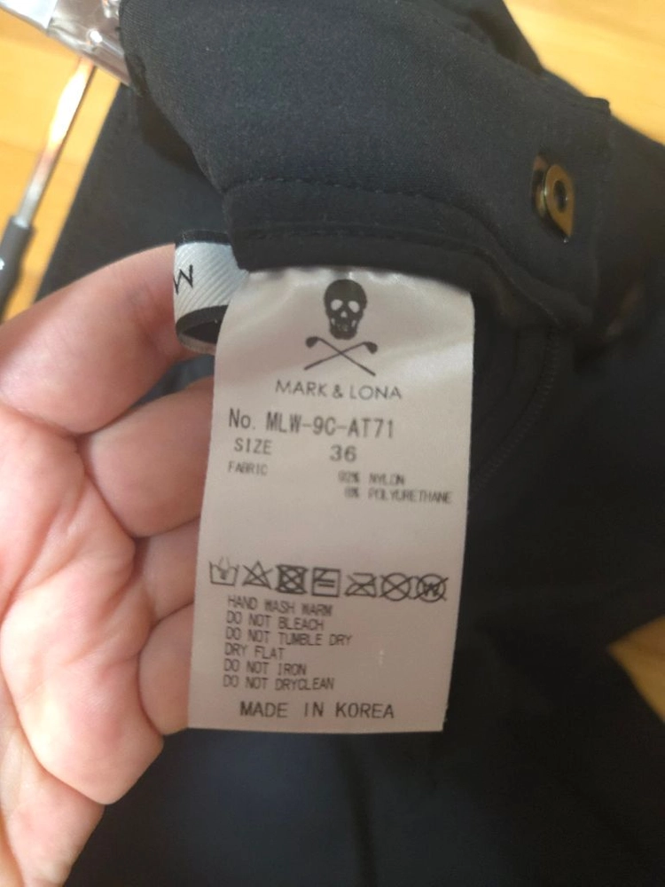 마크앤로나 골프바지 블랙 36 이미지