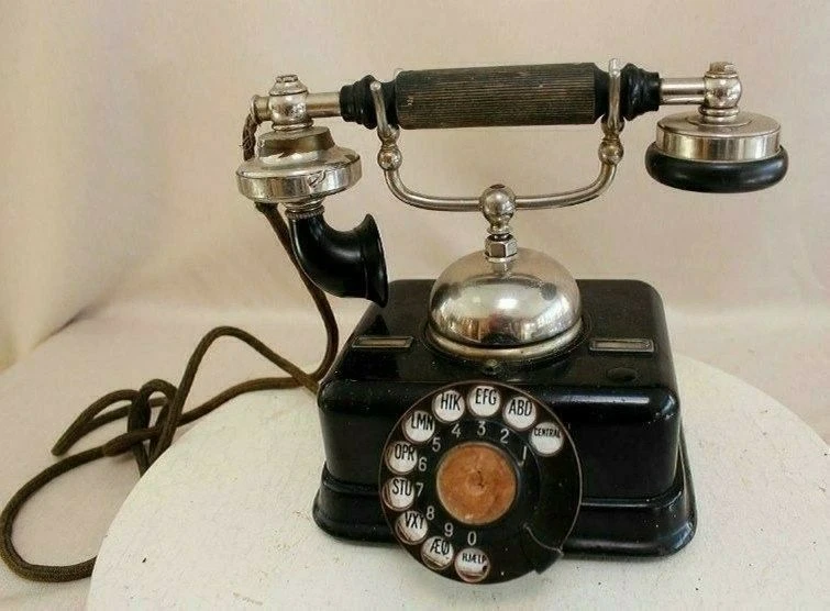 #앤틱전화기ANTIQUE KJOBENHAVENS TELEPHONE1940년.희소모델 이미지