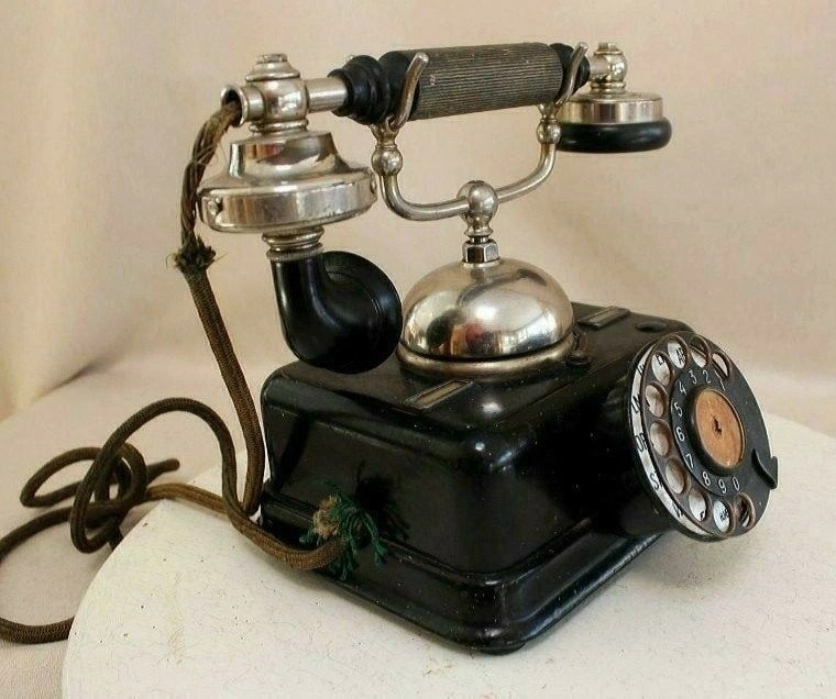 #앤틱전화기ANTIQUE KJOBENHAVENS TELEPHONE1940년.희소모델 이미지