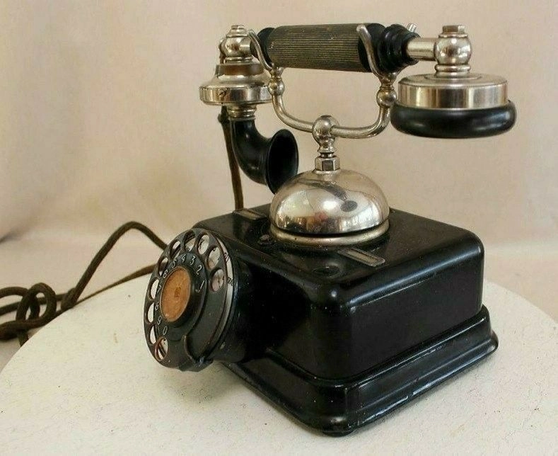 #앤틱전화기ANTIQUE KJOBENHAVENS TELEPHONE1940년.희소모델 이미지