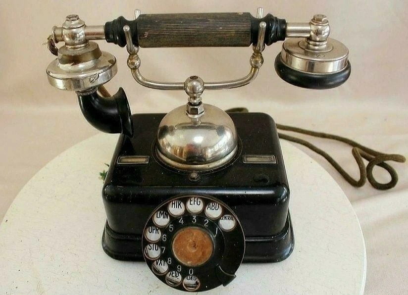 #앤틱전화기ANTIQUE KJOBENHAVENS TELEPHONE1940년.희소모델 이미지
