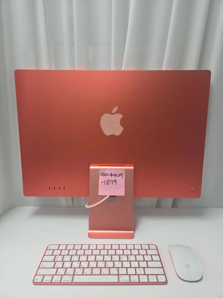 아이맥 고급형 오렌지 M1 램16G 8Core 1TB SSD 풀구성 이미지
