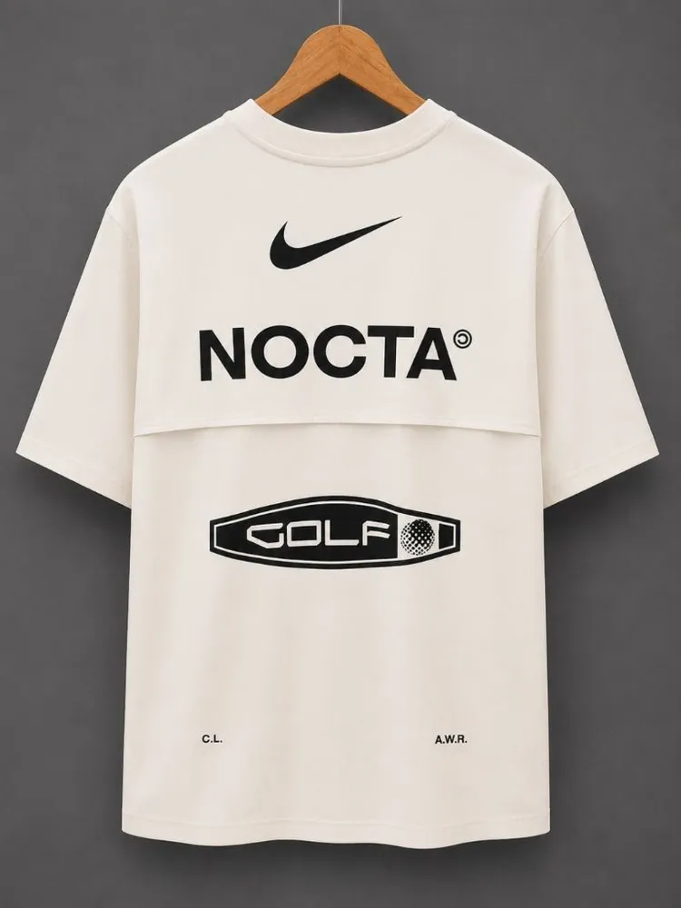 나이키 NOCTA GOLF 라운드 반팔 티셔츠 판매(화이트) 이미지