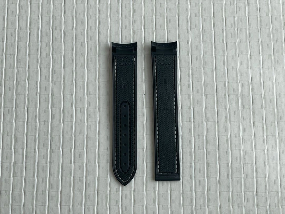 오메가 정품 엘리/러버 하이브리드 스트랩 19-18mm 이미지