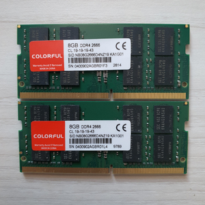 삼성칩 ddr4 8gb pc4-2666v 노트북 램 메모리 8g 이미지