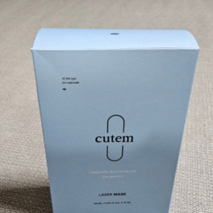 큐템 레이저 마스크팩 1박스10장 이미지