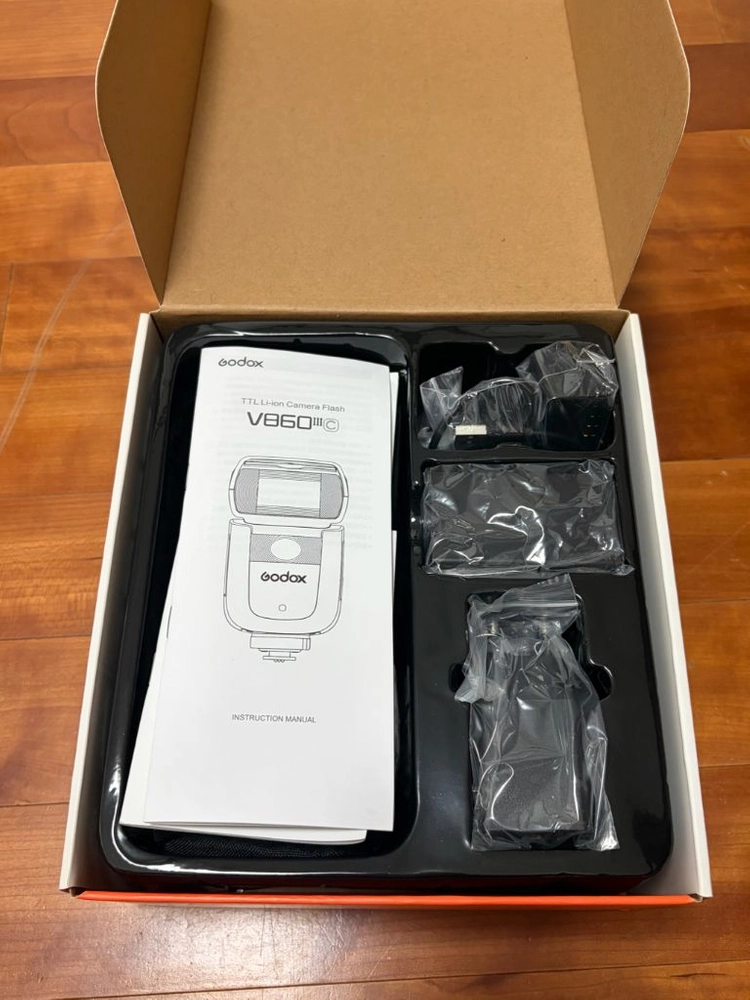 S급 상태 고독스 GODOX V860III 플래시 캐논용 풀박 이미지