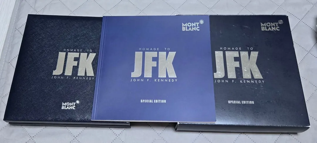 몽블랑 만년필 JFK 네이비 F닙 (국내보증서 새상품 직거래 130만원) 이미지