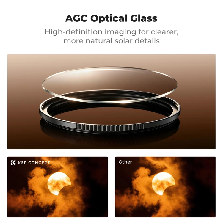 K&F Concept 82mm NANO-X ND100000 (5.0) 필터 (새상품) 8K AGC Glass 이미지