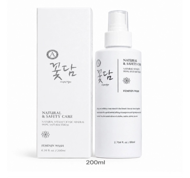 꽃담 여성청결제 200ml 약산성 Y존 케어 데일리 워시 이미지
