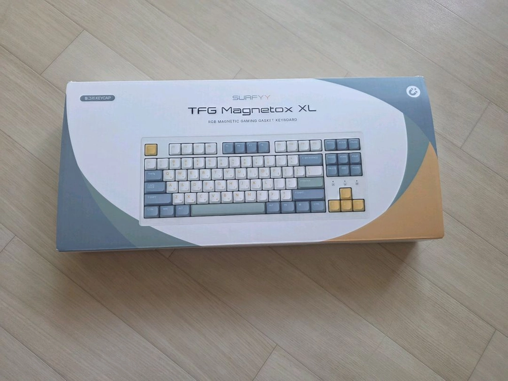한성 마그네틱 저소음 텐키리스 키보드. 게이밍 키보드. ss급 이미지