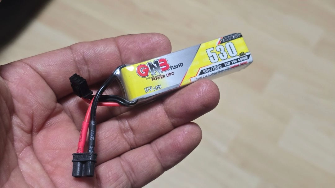 GNB 2셀 530mAH fpv드론 배터리(새것) 이미지