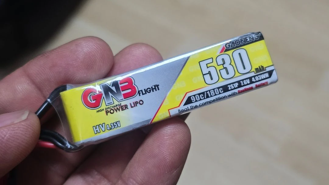 GNB 2셀 530mAH fpv드론 배터리(새것) 이미지