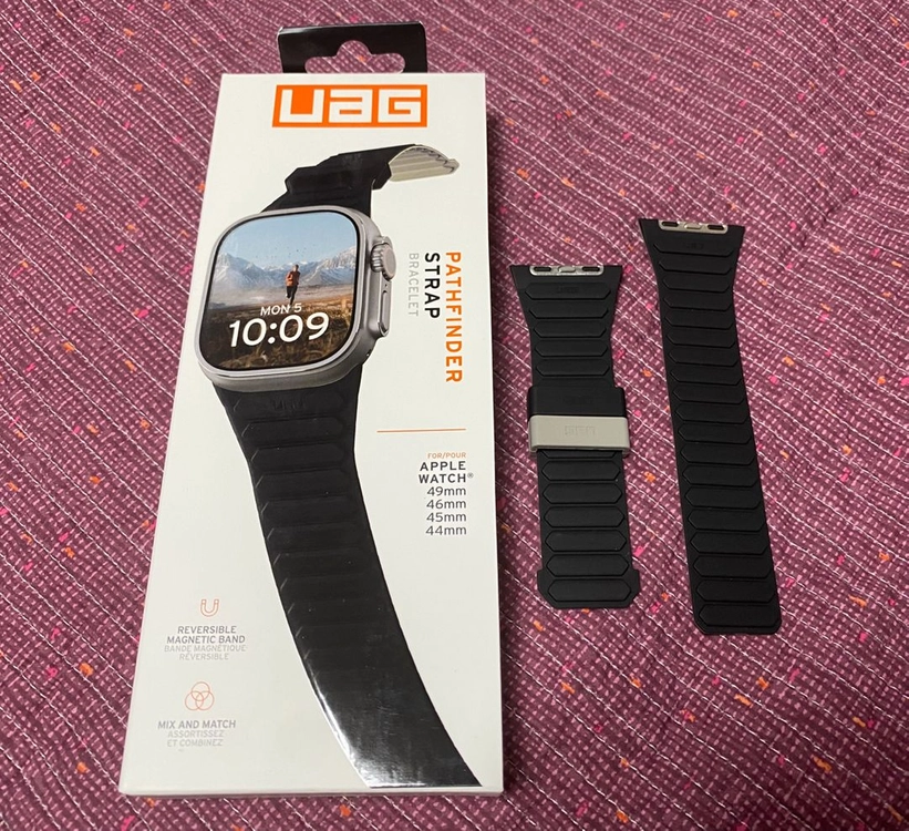 UAG 애플워치 패스파인더 마그네틱 스트랩 블랙티타늄 (44/45/46/49mm) 이미지