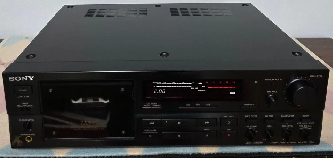 SONY 222ESL 카세트 데크 이미지