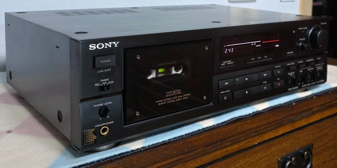 SONY 222ESL 카세트 데크 이미지