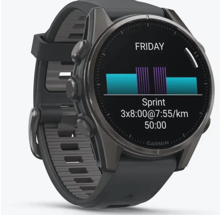 가민 피닉스 8 AMOLED 스마트워치 43mm 블랙 (새제품) 이미지