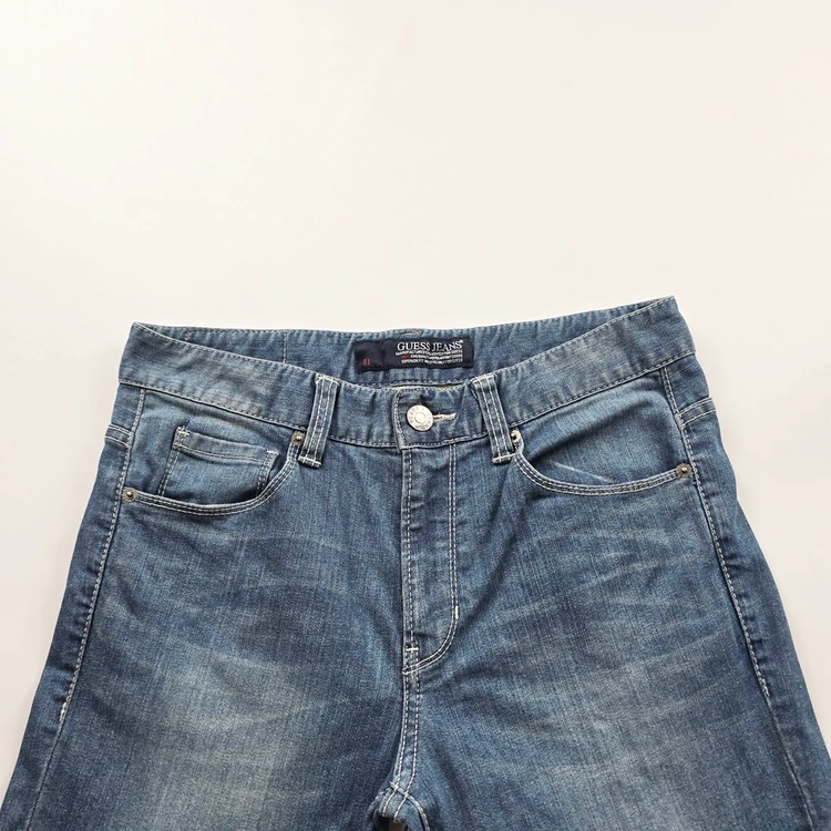 게스 청바지 스판 일자 워싱 데님팬츠 사이즈30 R6786 이미지