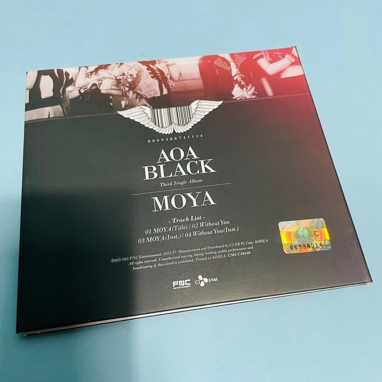 [중고음반/CD] 에이오에이 블랙 AOA BLACK 3rd 싱글 MOYA 이미지