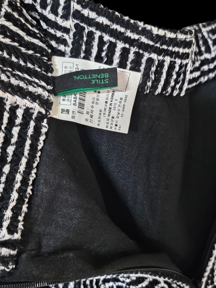 스틸레 베네통(STILE BENETTON) H라인 미디 스커트 | 허리 밴딩 | 42(55) 이미지
