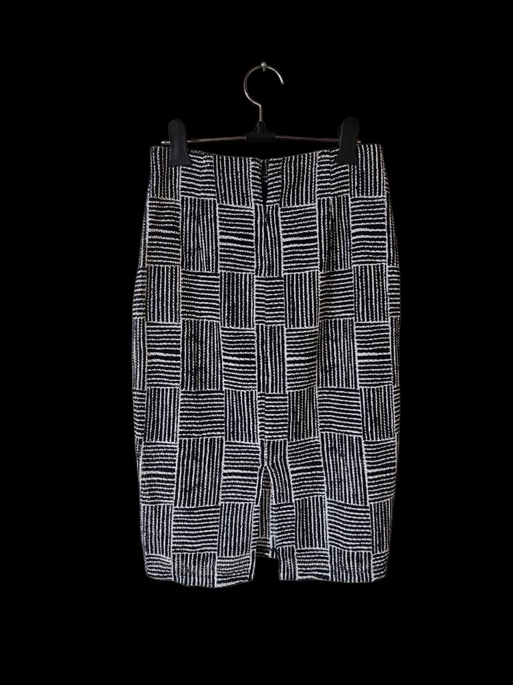 스틸레 베네통(STILE BENETTON) H라인 미디 스커트 | 허리 밴딩 | 42(55) 이미지