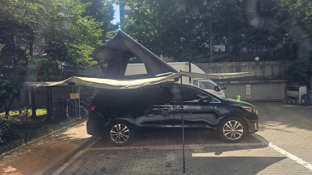 루프탑텐트 270어닝 판매합니다. 이미지