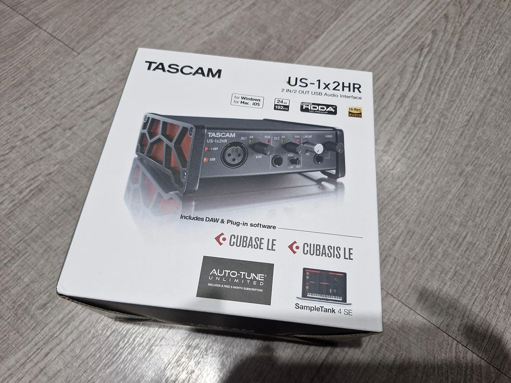 오디오테크니카 콘덴서 마이크 at2020+ 오인페 TASCAM US-1x2HR 세트 판매 이미지