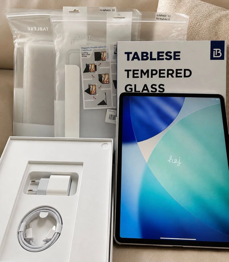애플 아이패드 에어 13 M4 셀룰러 5G+WiFi, 128GB, 스타라이트 이미지
