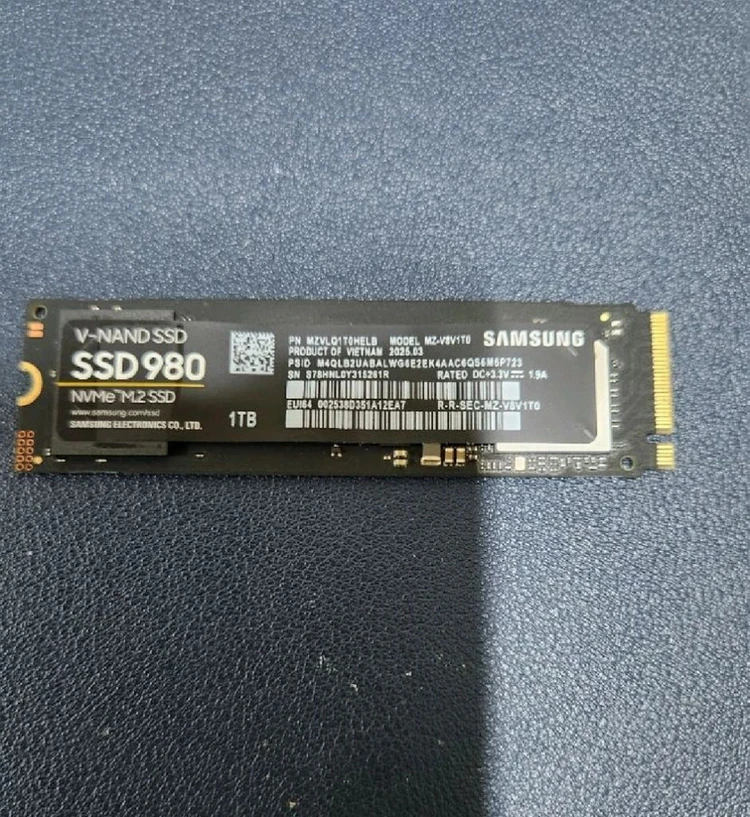 신품급 무상5년) 1TB 1테라 삼성 980 NVME SSD 팝니다 이미지