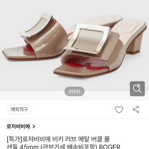 로저비비에 비키 러브 메탈 뮬 이미지
