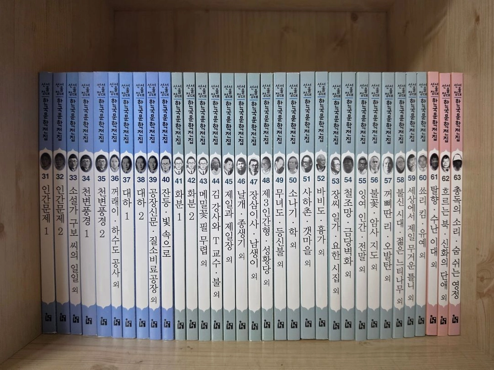 서울대선정 한국문학전집 100권 / 세계문학전집 100권 (상태좋음) 이미지