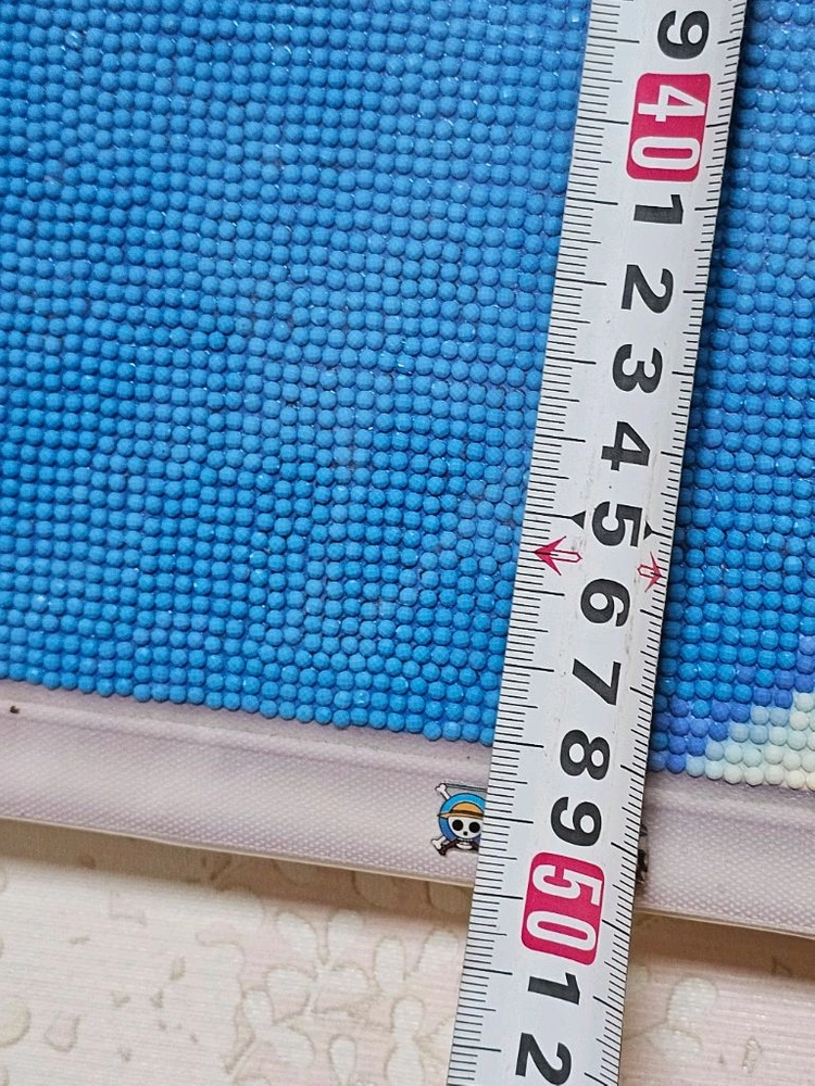 파란하늘풍선집 캔버스 보석십자수 완성품3종 40x50cm 이미지