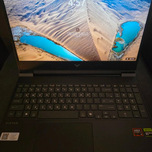 hp빅터스 게이밍노트북16 rtx5060, ddr5 16gb + 윈도우정품+노트북가방 이미지